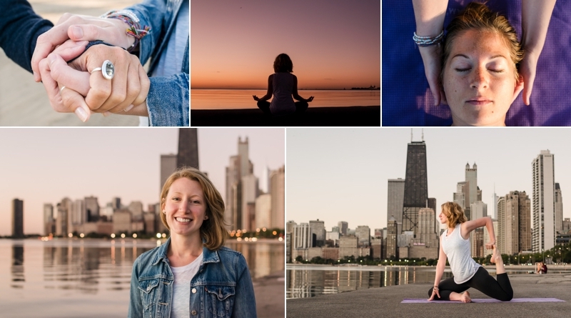 Composite of a branding photo session to show consistency in editing