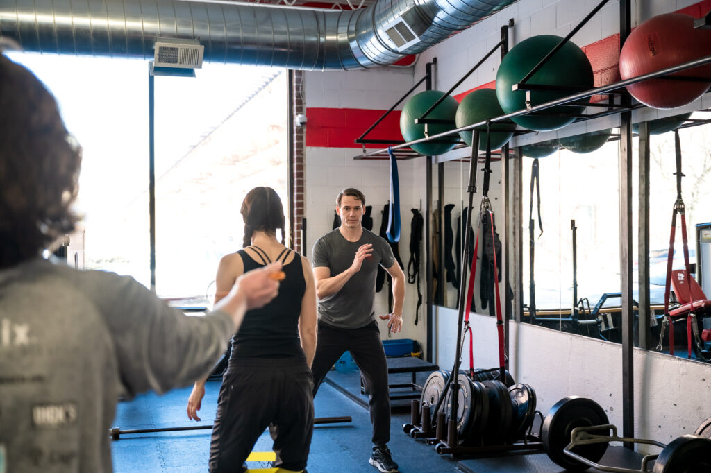 custom branding photography created for David Burnett during a workout with clients