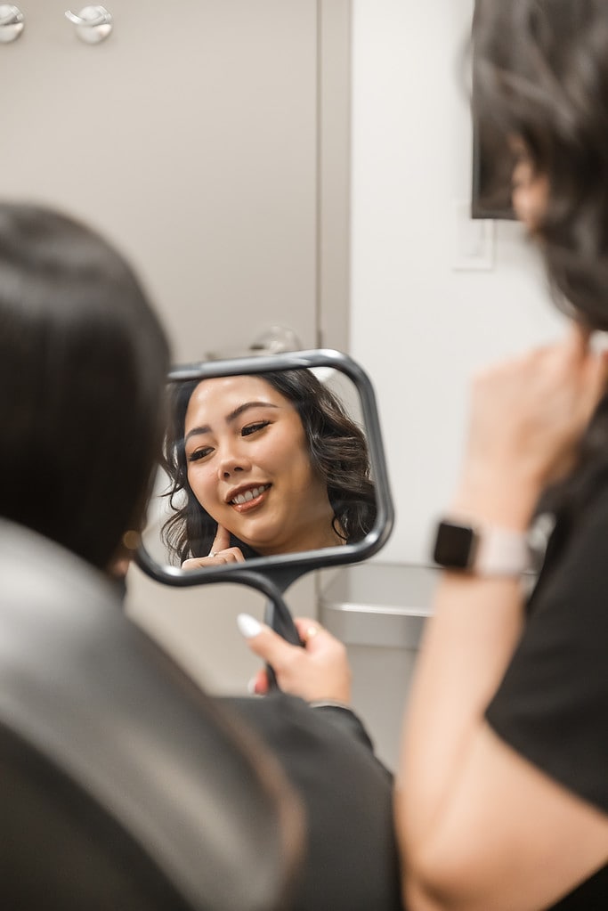 Client consultation during a botox appointment with a nurse injector