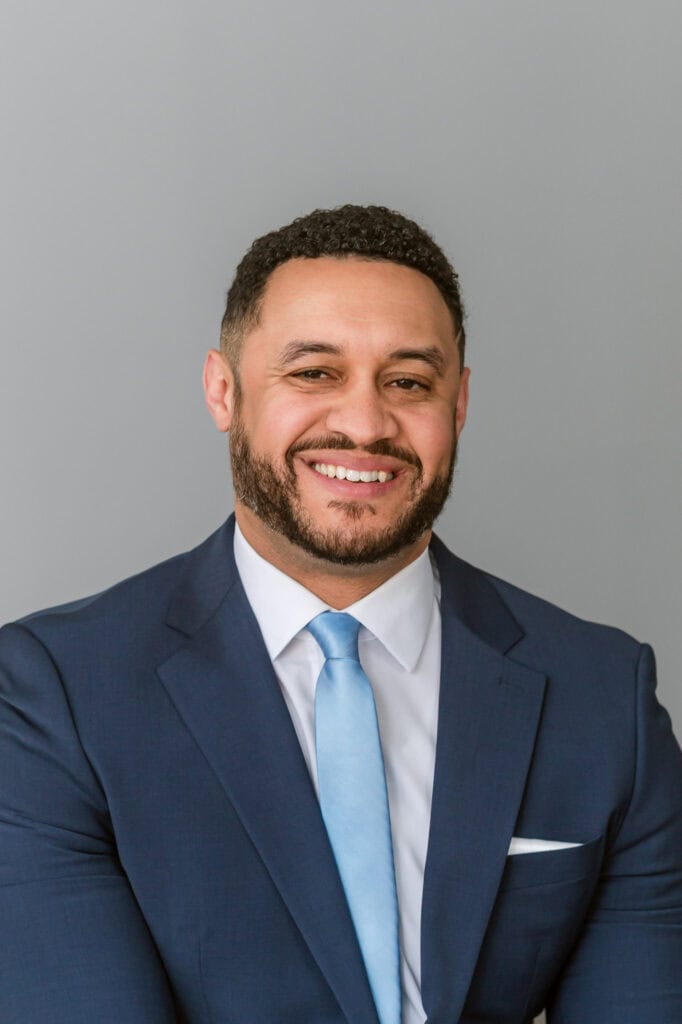 Vertical crop of a branding portrait for a more corporate look