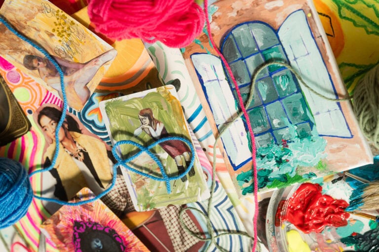 image of the mess in making art - created for Dandelion Art Therapy in Chicago